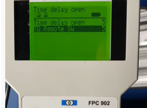 Setting time delay on 6100/8100/SimpleSwing 