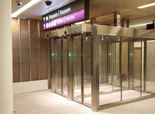 record FlipFlow Security Exit Lane